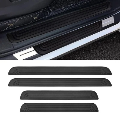Rubber Door Scuff Sill Cover Panel Step Protector Car Interior For Volkswagen - Image 1 of 4