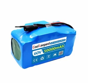 60V 16S2P 50Ah Li-ion Battery 67.2V Ebike Electric Bicycle Scooter with BMS New - Picture 1 of 16