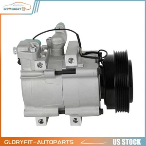 1X AC A/C Compressor Fits Hyundai Tucson 2.7L 2005 2006 2007 2008 2009 CO 10927C - Picture 1 of 7