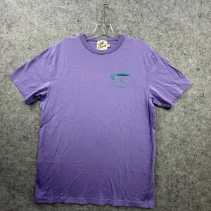 Maison Kitsune Cafe Kitsune Paris T-Shirt Men's S Purple Coffee Cup - Picture 1 of 9