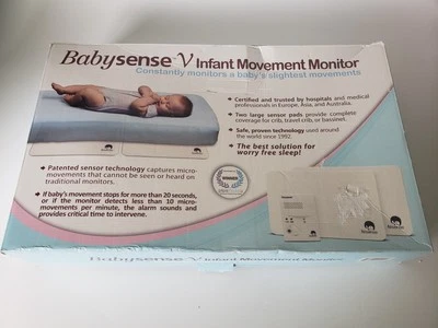 HiSense Babysense V Monitor de Movimiento Infantil Sensores DEBAJO Colchón Cuna Cuna Foto 1 de 4