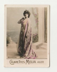 Zigaretten Melia Algerien Tabakkarte - Tirage A - Brandon - Bild 1 von 2