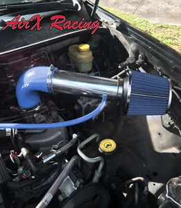 AirX Racing Blue For 97-04 Jeep Grand Cherokee 4.0L I6 Long Air Intake Kit - Bild 1 von 5