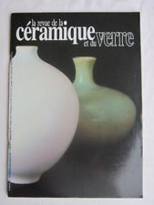 La revue de la Céramique et du verre N° 37/poterie, mosaïque, dalle de verre