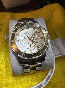 Marc Jacobs MBM3177 Two Tone Stainless Steel Quartz Watch Clean/W New Battery - Picture 1 of 12