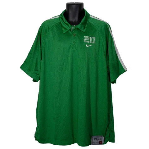 Gary Payton #20 United Ballers Nike Mens Polo Warm-Up Jersey Green Size XXL Cover