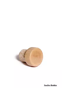 100pcs 19.5mm Premium Natural Wood Top T-Shape Cork. Bottles, Spirits, Homebrew - Picture 1 of 1