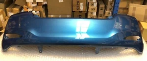 TOYOTA YARIS 2011-2014 REAR BUMPER PAINTED (788) TURQUOISE - Picture 1 of 1