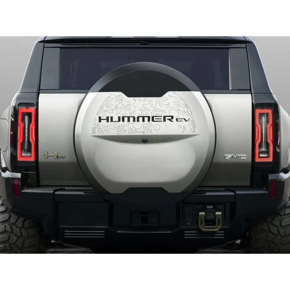 Cubierta de neumático de repuesto para SUV 2022-2025 Hummer EV 19435832 fibra de carbono y negro Foto 1 de 1