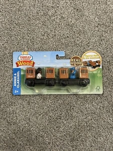 Annie & Clarabel Coaches - Thomas Friends Wood Wooden Railway System New Engine - Picture 1 of 5