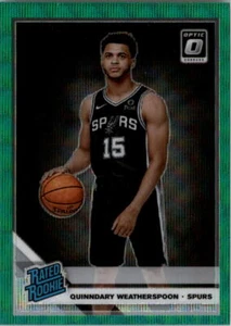 Donruss Optic Green Wave #175 Quinndary Weatherspoon 2019-20 clasificación novato casi nuevo-como nuevo - Imagen 1 de 2