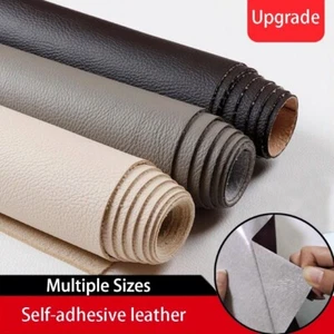 Leather Repair Kit Self-Adhesive Patch Stick on Sofa Clothing Car Seat Couch US - Picture 1 of 38