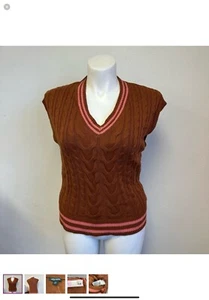 Gilet cardigan oversize scollo V favola selvaggia XS - Foto 1 di 5