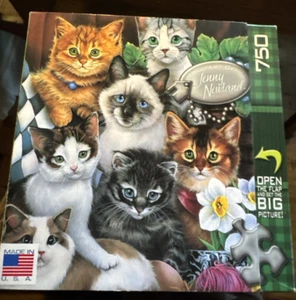 Masterpieces Die Kunst der Jenny Newland Kuschelkätzchen 750-teiliges Puzzle Neu im Karton - Bild 1 von 3