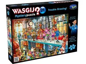 Holdson 1000 Piece Jigsaw Puzzle - Wasgij Mystery 21 - Trouble Brewing - Picture 1 of 1