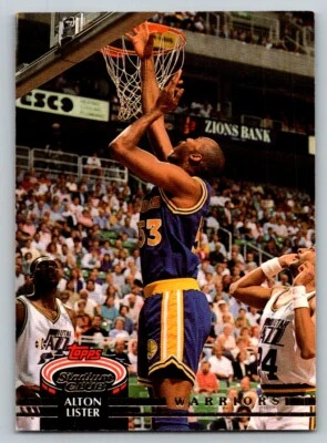 1992-93 STADIUM CLUB ALTON LISTER GOLDEN STATE WARRIORS #137 - Image 1 of 2