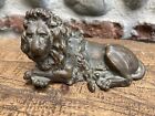 Tres Beau Bronze lion animal animaux felin fauve Sculpture Statue a identifier