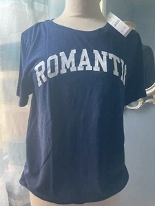 J. CREW Vintage cotton "Romantic" crewneck T-shirt size Medium New with tag - Picture 1 of 4