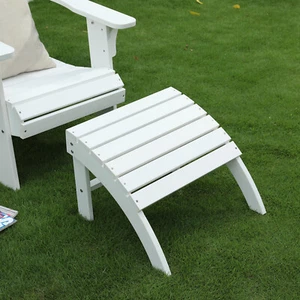 Outdoor Patio Adirondack Footrest Ottoman All-Weather Polystyrene - Picture 1 of 20
