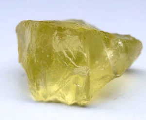 Precious Brazilian Natural Yellow Lemon Topaz Rough Loose Gemstone 43.20 Ct - Picture 1 of 6