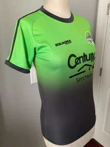 NEW Italian SQUADRA Soccer Jersey Shirt Top 33" Chest IMPACT BEACHSIDE #5 DriFit - Picture 1 of 6