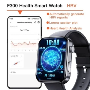 Reloj inteligente F300 registra recordatorios de salud cardíaca con múltiples funciones - Imagen 1 de 8