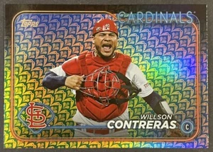 Lámina navideña Willson Contreras serie 1 Topps 2024 #296 - Imagen 1 de 2