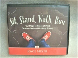 Joyce Meyer SIT STAND WALK RUN  Audio 4 CD Set - Four Steps ti Peace of Mind - Picture 1 of 2