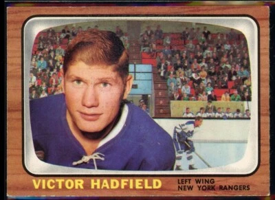 1966-67 VICTOR HADFIELD #86 Topps NEW YORK RANGERS GH01 Hockey NHL - Image 1 of 2