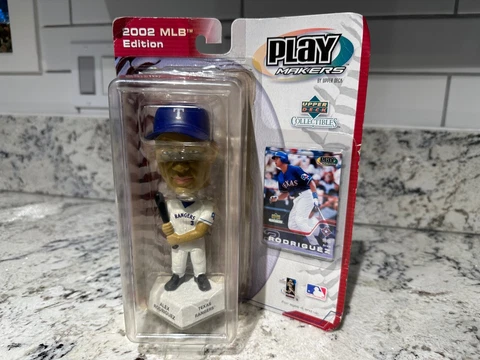 UPPER DECK Collectibles Alex Rodriguez Playmakers Bobblehead 2001 Texas Rangers Cover