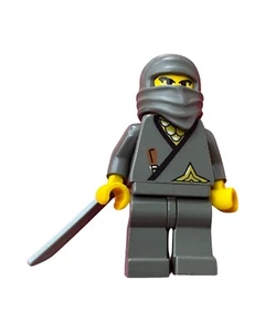 Lego Minifigure Ninja Gray with 🗡️ - Picture 1 of 1