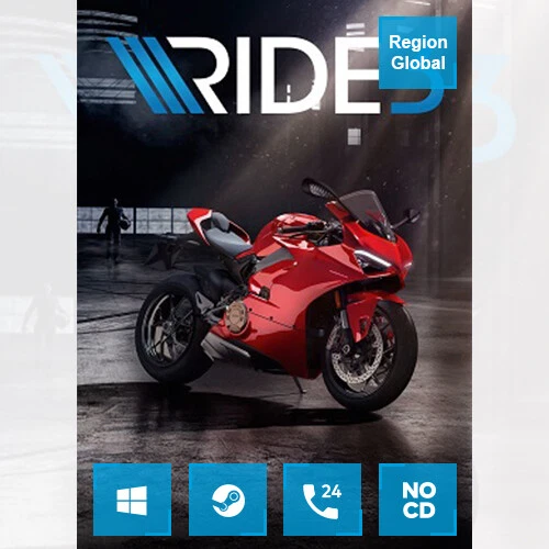 RIDE 3 for PC Game Steam Key Region Free - Image 1 of 1