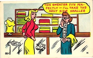 Postal de humor vintage - Imagen 1 de 2