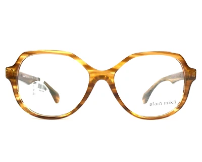 Monturas de gafas Alain Mikli A03511 001 rayas Habana borde completo redondo 51-16-140 Foto 1 de 4