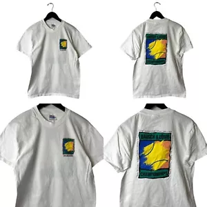 1999 Vintage 90s Bausch & Lomb Championships T-Shirt Adult White Medium M Tennis - Bild 1 von 18