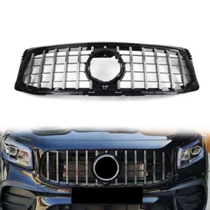 GTR Style Front Bumper Hood Grille For Benz GLB Class X247 GLB250 2020-2022 - Picture 1 of 13