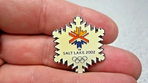 2002 SALT LAKE CITY WINTER OLYMPIC SNOWFLAKE SYMBOL AMINCO PIN #178 - Imagen 1 de 7
