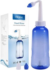 CROING (500ml bottiglia) Irrigatore Nasale Manuale per Lavaggi Nasali Neti lota