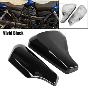 Vivid Black Side Battery Cover Trim Fairing For Harley Street XG750 XG500 14-20 - Picture 1 of 17