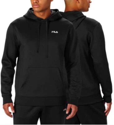 NEW! FILA Men’s Performance Hoodie Black Size XXL - Image 1 of 4
