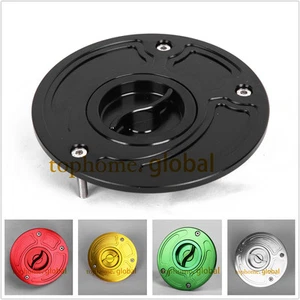 Tapa de gasolina de combustible CNC para Kawasaki Ninja 650R ER6 2006-2009 sin llave con pernos - Imagen 1 de 5