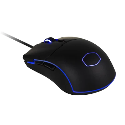 CoolerMaster CM110 Black Gaming Mouse 6000DPI OPTICAL 3-zone RGB LED USB Wired - Image 1 of 4