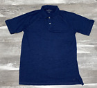 American Eagle Polo Shirt Mens Xl Blue Casual Short Sleeve Adult