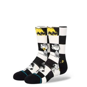 Stance Peanuts Cartoon“Checked” Casual Crew Socks Men Large 9-13 $16.50 each - Picture 1 of 8