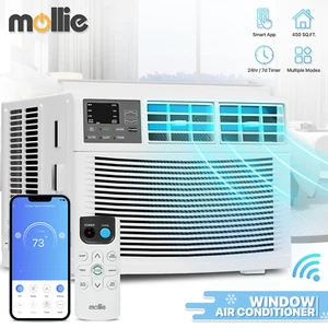 8000-12000 BTU Window Air Conditioner Ultra Quiet Dehumidifier Fan 110V AC Unit - Picture 1 of 24