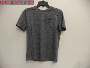 NWT - Abercrombie Kids Grey Short Sleeve Airknit Tee, Size 13/14 694752399385 - Picture 1 of 10