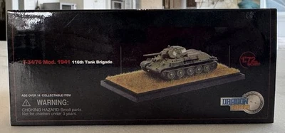 MIB DRAGON ARMOR CYBER HOBBY EXCLUSIVE RUSSIAN T-34/76 TANK 116TH BRIGADE, 60158 - Image 1 of 4