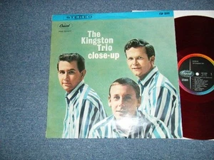 THE KINGSTON TRIO Japan 1962 CSP-1099 RED WAX VINYL LP CLOSE-UP - Picture 1 of 4