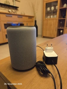 Amazon Alexa Echo Plus 2nd Generation grau, neuwertig  - Bild 1 von 2