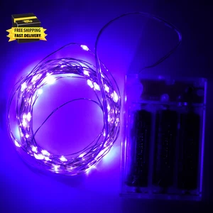 Led Fairy Lights,Battery Operated String Lights,8 Memory Modes and 6-18 Hours Ti - Picture 1 of 3